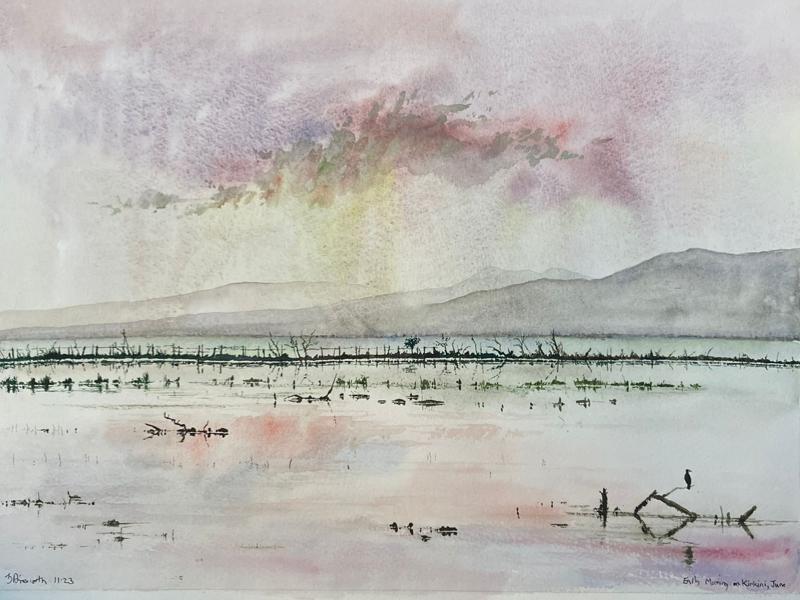 Early Morning on Kerkini, 39x28.5